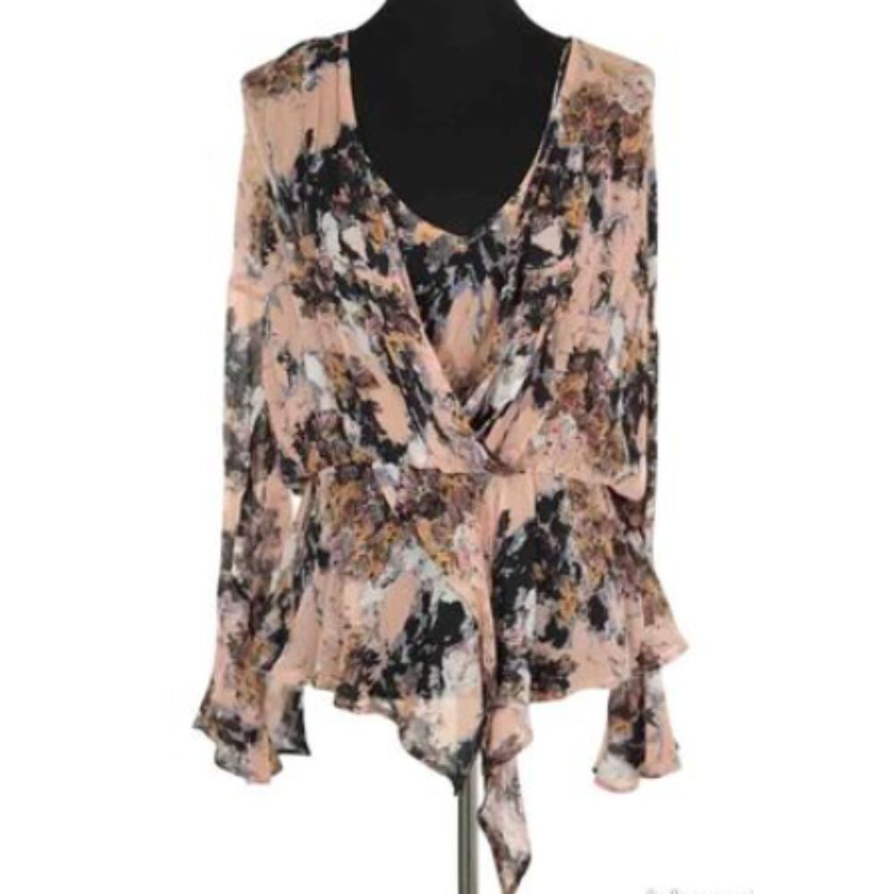 IRO Paris Women's Paradon Flowy Ruffle Top RARE French Size 44